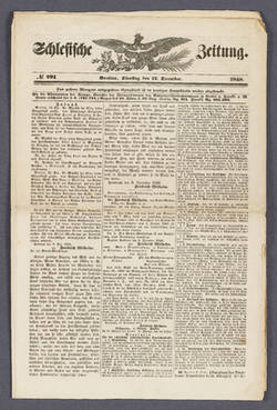 "Schlesische Zeitung. No. 291."