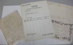 Konvolut aus diversen Dokumenten aus dem Nachlass der Familie Riedel
