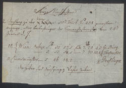 Franz Xaver Freiherr von Zach, Brief;