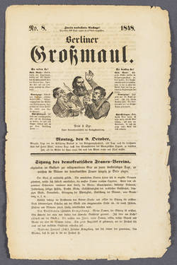 "Berliner Großmaul. No. 8."