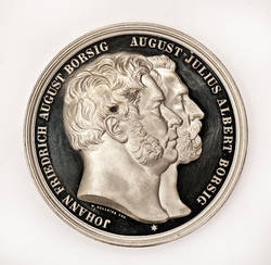 Medaille der Firma Borsig zum 25-jährigen Dienstjubiläum 