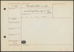 Medaille auf die Kriegssitzung am 4.8.1914