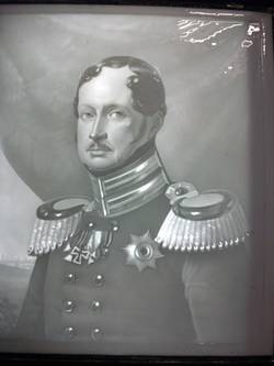 Lithophanie, Portrait König Friedrich Wilhelm III. von Preußen