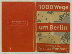 a) 1000 Wege um Berlin  Karten-Buch und Wander-Führer [I.Teil]