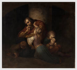 Graf Ugolino mit seinen Kindern, dem Hungertode preisgegeben