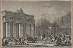 Entrée des Francais à Berlin / le 27. Octobre 1806