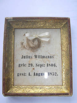 Gedenkbild für Julius Wilmanns (1806-1832)