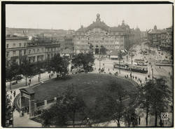Alexanderplatz, Blick nach Nordwesten mit Kaufhaus Tietz
