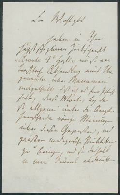2 Briefe von Christoph Wilhelm von Hufeland an Julius Eduard Hitzig;