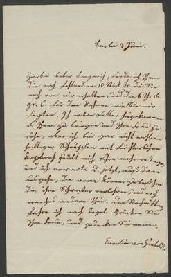 Carolina von Humboldt an Heinrich Lengerich