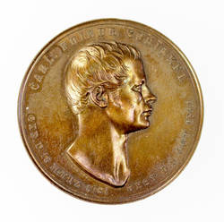 Medaille auf den Tod von Karl Friedrich Schinkel (1781-1841), Architekt