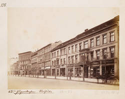 Blick auf die Südseite der Jägerstraße Nr. 28-23