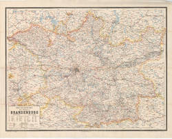 Kiessling`s Grosse Karte der Provinz Brandenburg
