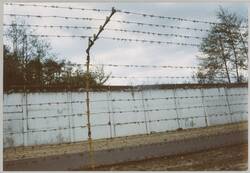 o.T., Grenzsignalzaun vor der Berliner Mauer