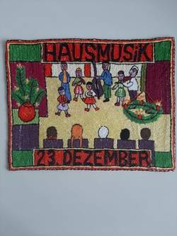 Weihnachtsbild "Hausmusik" 23. Dezember 1963