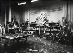 Fred Thieler im Atelier