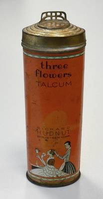 Talkumdose "Three Flowers" der Marke Richard Hudnut