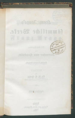 Franz Arago's sämmtliche Werke...
12. Bd, 2: Arago, Franz: Populäre Astronomie / von Franz Arago.  - (Nach der v. I.A. Barral besorgten französischen Ausgabe)