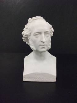 Büste des Musikers Felix Mendelssohn-Bartholdy;