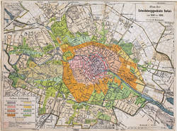 Plan der Entwicklungsgeschichte Berlin's von 1650 bis 1890.
