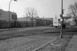 die Berliner Mauer in der Bernauer Straße/ Ecke Brunnenstraße