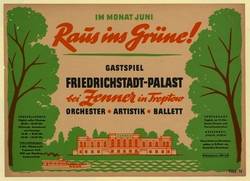 Raus ins Grüne! Gastspiel des Friedrichstadtpalastes bei Zenner