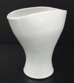 Vase, gedrückte Kelchform