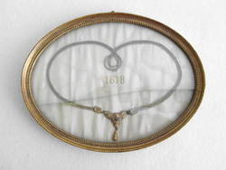 Rahmen mit Haarschmuck "1813"