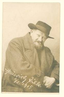 Eigenhändige Postkarte von Heinrich Zille an Herrn [Wilhelm] Henschel betr. Dankesschreiben für Geburtstagsgrüße zum 60. Zilles