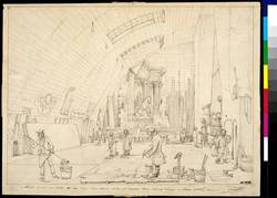 Mein Antritt als Maler bei dem Königl. Hofh-Theater Maler und Architecten Herrn Bartolo Verona im Jahre 1808, Januar;