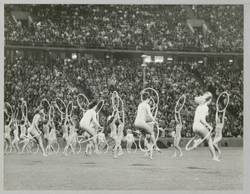 "Abendliche Großveranstaltung im Olympiastadion". Turnfest 1968