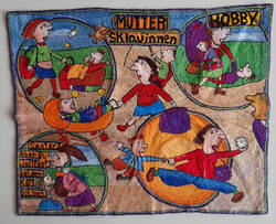 Stickbild "Mutter Sklavinnen Hobby", 2006