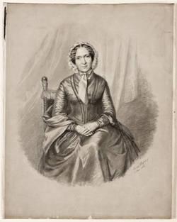 Porträt Wilhelmine Begas, geb. Bock