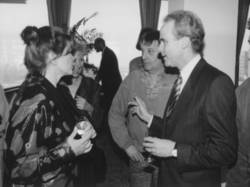 IFF 1988. Ellen Burstyn im Gespräch mit Dr. Volker Hassemer, Heiner Carow;