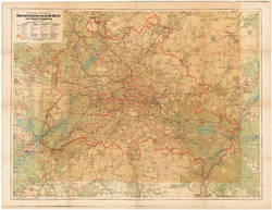 RICHARD SCHWARZ Übersichtskarte von Groß-Berlin und näherer Umgebung