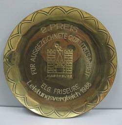 Auszeichnung 2. Preis im ELG Friseure Leistungsvergleich 1988