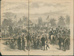 Unvailing The Humboldt Monument In Central Park, New York, September 14th, 1869