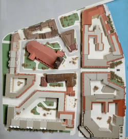 Bauausführungsmodell des Nikolaiviertels