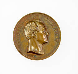 Medaille auf die Feier zum 100. Geburtstag von Alexander von Humboldt in Berlin