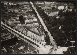 Luftaufnahme: Charlottenburg, Knie mit Bismarckstraße und Berliner Straße