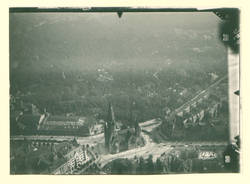 Luftaufnahme: Berlin-Charlottenburg, Gedächtniskirche mit Kurfürstendamm und dem Zoo