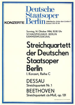 Streichquartett der Deutschen Staatsoper Berlin