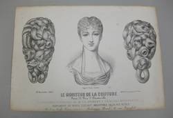 Frisur aus dem "Le Moniteur de la Coiffure"