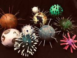 "Viren im Kunstunterricht während der Pandemie"