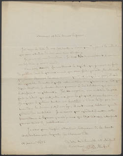 Charles François Brisseau Mirbel, Brief