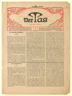 "Die bayrische Enthüllung", ein Artikel zu den Friedensverhandlungen.