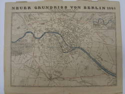 NEUER GRUNDRISS VON BERLIN 1848