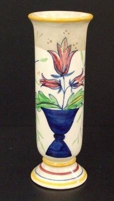 Vase, floraler Dekor;