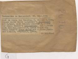 „Trabrennen in Mariendorf, 28. Febr. 1951“