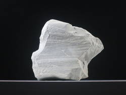 Grünlich-Graues Graptolithen-Gestein mit Eiskritzen